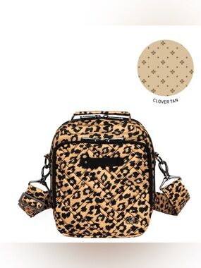 Lug Skeeter Bridge Convertible Crossbody Spotted Leopard Print